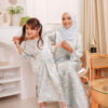 MAYA PRINTED KURUNG (ICE BLUE)
