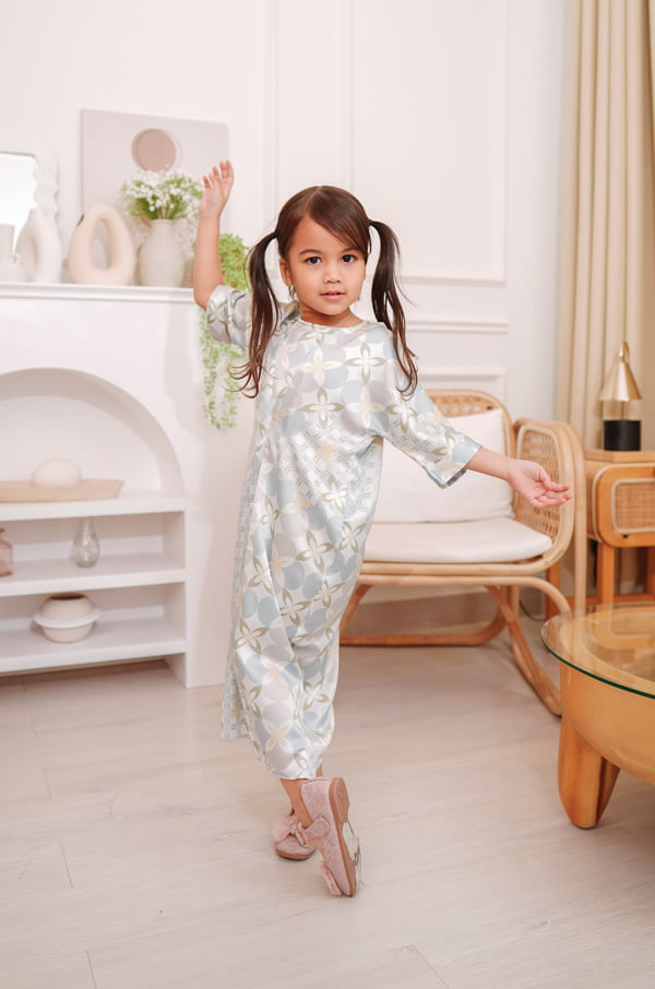 LITTLE MAYA KAFTAN (ICE BLUE)