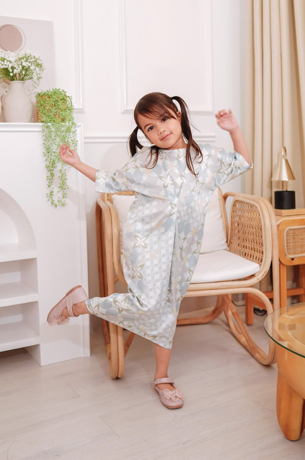 LITTLE MAYA KAFTAN (ICE BLUE)