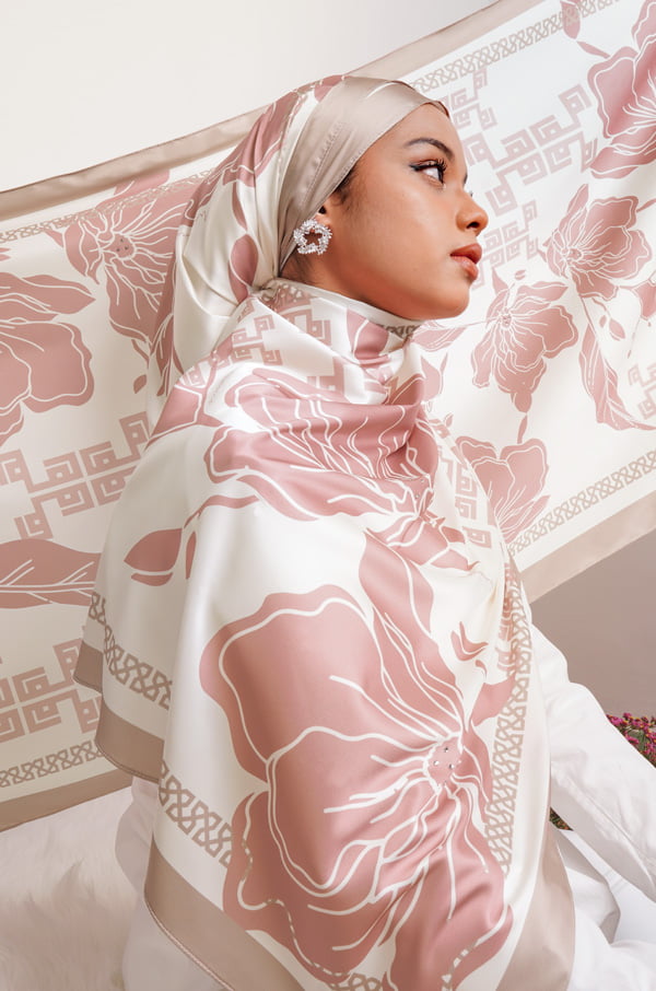 5601 AINUN PRINTED SHAWL (DUSTY PINK)