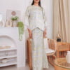 MAYA PRINTED KURUNG (EGGNOG YELLOW)