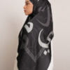 HULWAH PRINTED SHAWL (ASWAD BLACK)