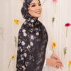 AILEE PRINTED SHAWL (BLACK SWAN)