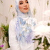 AZALEA PRINTED SHAWL (CAROLINA BLUE)