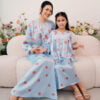 ROSEANNE FLORAL KURUNG (LIGHT BLUE)