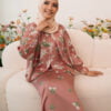 ROSEANNE FLORAL KURUNG (CORAL BROWN)