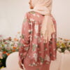ROSEANNE FLORAL KURUNG (CORAL BROWN)