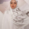 HULWAH PRINTED SHAWL (EMERGING TAUPE)