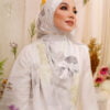 AZALEA PRINTED SHAWL (SILVER GREY)