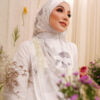 AZALEA PRINTED SHAWL (SILVER GREY)