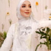 AZALEA PRINTED SHAWL (SILVER GREY)