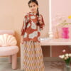 LITTLE KIEARA : NARI PRINTED KURUNG KIDS (TERRACOTTA)