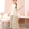 LITTLE KIEARA : LUCY PRINTED KURUNG KIDS (YELLOW BEIGE)