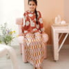 LITTLE KIEARA : NARI PRINTED KURUNG KIDS (TERRACOTTA)