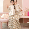 LITTLE KIEARA : LUCY PRINTED KURUNG KIDS (YELLOW BEIGE)