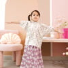 LITTLE KIEARA : LUCY PRINTED KURUNG KIDS (PERIWINKLE)