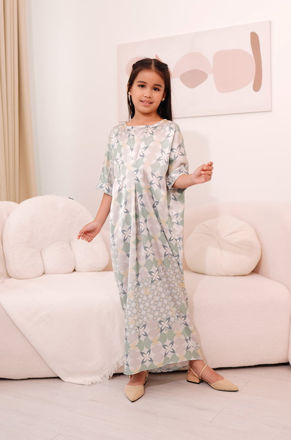 LITTLE ZEHRA KAFTAN (LAUREL GREEN)
