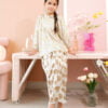 LITTLE KIEARA : LUCY PRINTED KURUNG KIDS (YELLOW BEIGE)