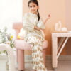LITTLE KIEARA : LUCY PRINTED KURUNG KIDS (YELLOW BEIGE)