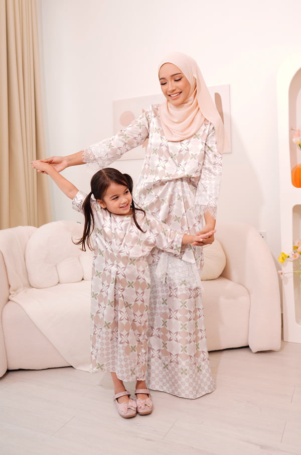 KIDS 5 LITTLE ZEHRA KAFTAN (MAUVE)