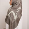 MOCHA 1 HULWAH PRINTED SHAWL (MOCHA)