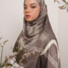 MOCHA 4 HULWAH PRINTED SHAWL (MOCHA)