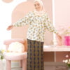 MOM 1 KIEARA : KARA PRINTED KURUNG MOM (MIDNIGHT BROWN)