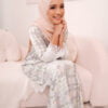 MOM 1 ZEHRA PRINTED KURUNG (COOL GREIGE)