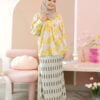 KIEARA : NARI PRINTED KURUNG MOM (BISCOTI)