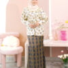MOM 3 KIEARA : KARA PRINTED KURUNG MOM (MIDNIGHT BROWN)