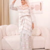MOM 3 ZEHRA PRINTED KURUNG (MAUVE)