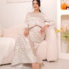 MOM 5 ZEHRA PRINTED KURUNG (SOFT PINK)