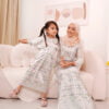 MOM 6 ZEHRA PRINTED KURUNG (COOL GREIGE)