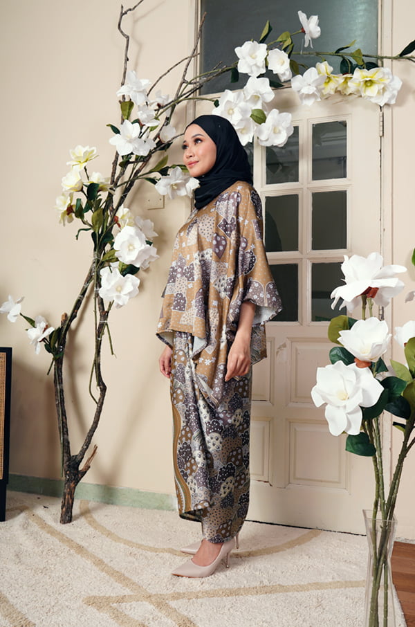 TAEJA PAREO SET MOM (GOLDEN BROWN)