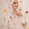AILEE PRINTED SHAWL (APRICOT)