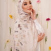 AILEE PRINTED SHAWL (APRICOT)