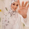 AILEE PRINTED SHAWL (VIOLA PURPLE)