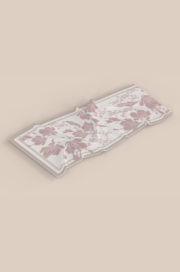 dustypink AINUN PRINTED SHAWL (DUSTY PINK)