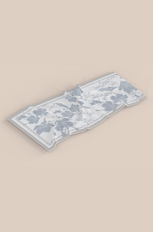 zenblue AINUN PRINTED SHAWL (ZEN BLUE)