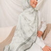 NEELA FLOWER PRINTED SHAWL (RUSSIAN DARK GREEN)