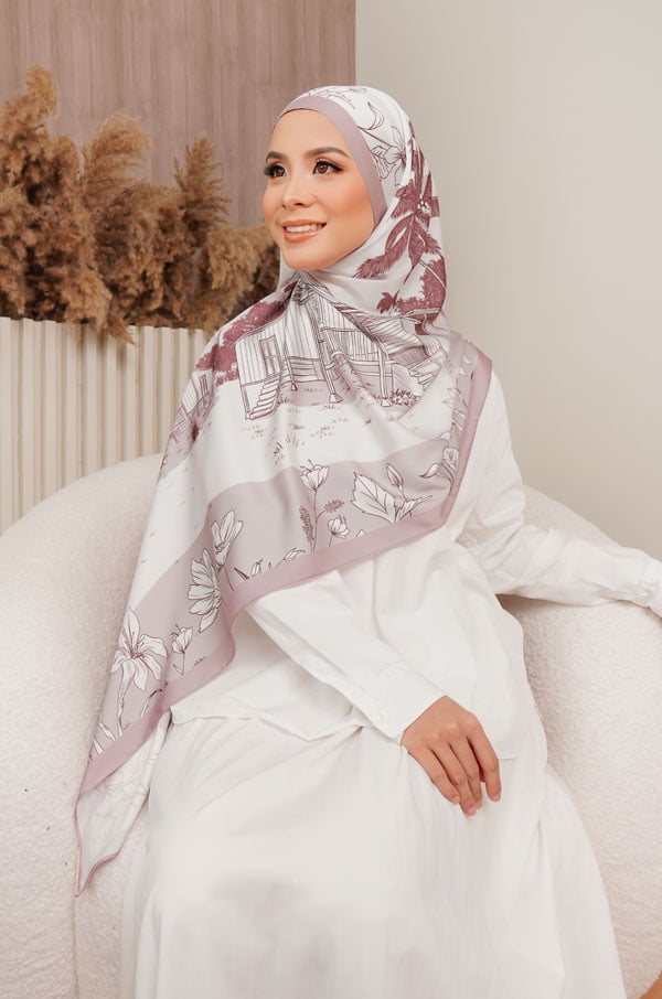 PAWANA ATMA PRINTED SHAWL (MAROON)
