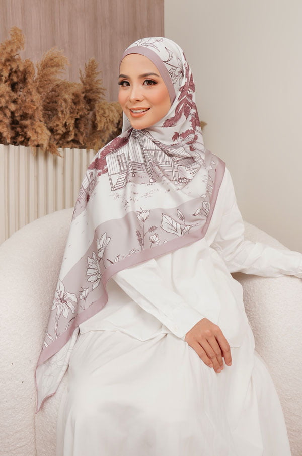 PAWANA ATMA PRINTED SHAWL (MAROON)