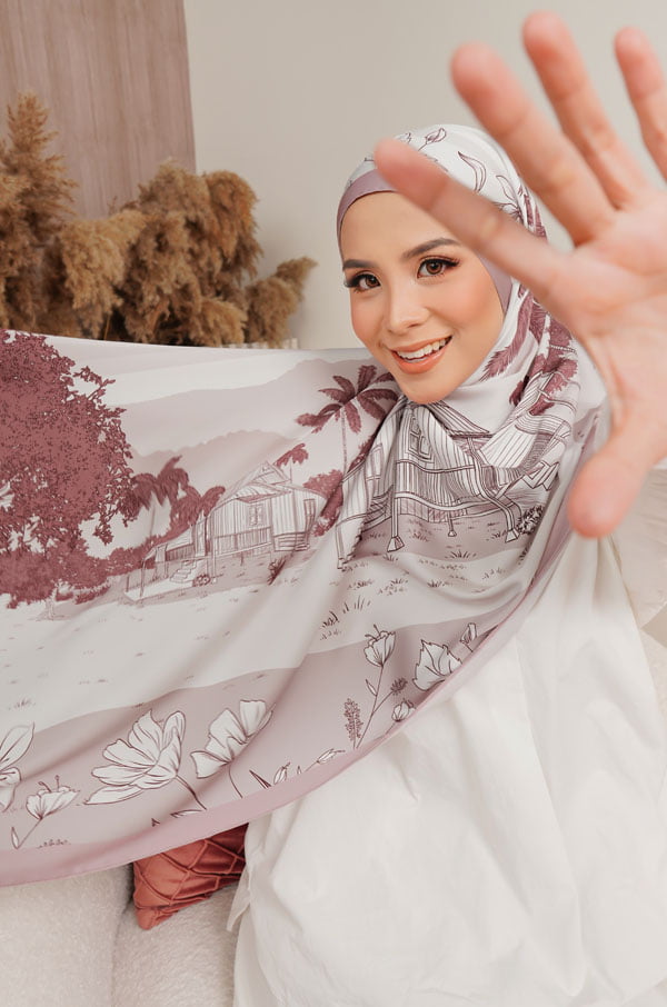 PAWANA ATMA PRINTED SHAWL (MAROON)