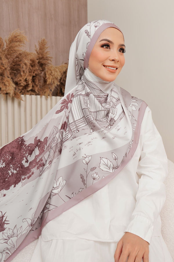 PAWANA ATMA PRINTED SHAWL (MAROON)