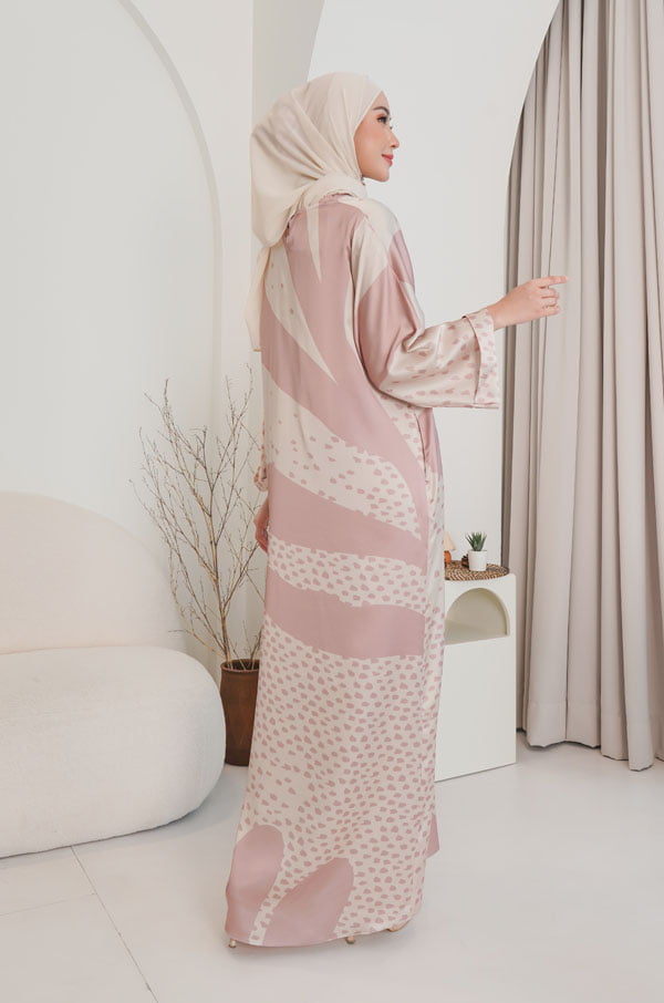 MELISSA CAFTAN SET (DUSTY PINK)