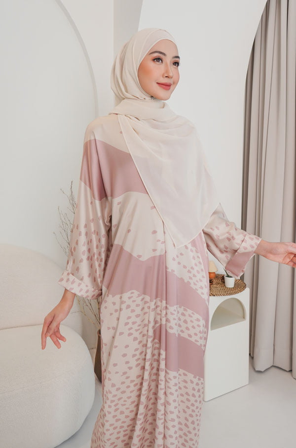 MELISSA CAFTAN SET (DUSTY PINK)