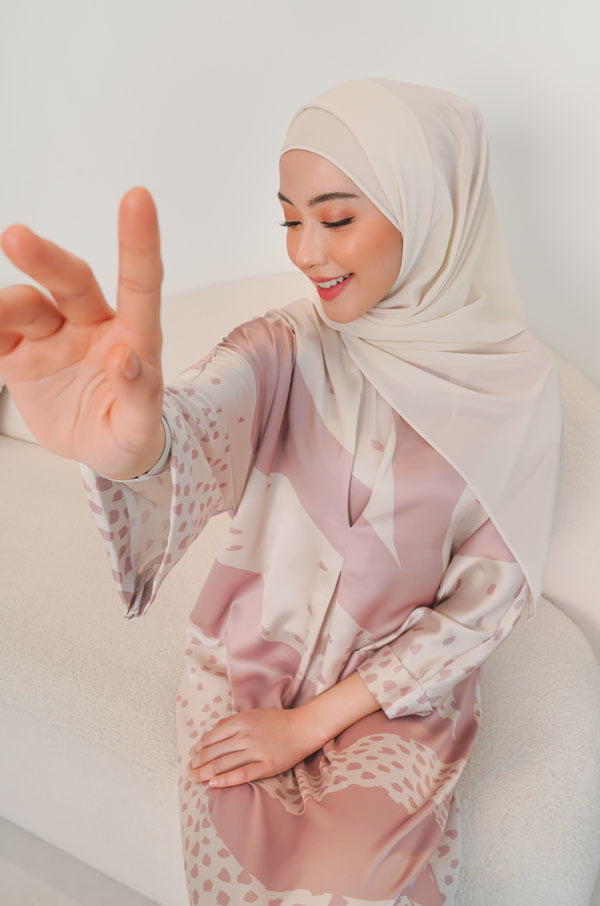 MELISSA CAFTAN SET (DUSTY PINK)