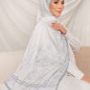 NEELA FLOWER PRINTED SHAWL (CRY BABY BLUE)