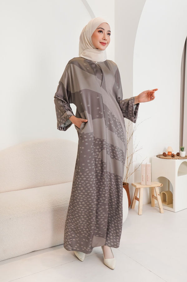 MELISSA CAFTAN SET (DARK CHOCOLATE)