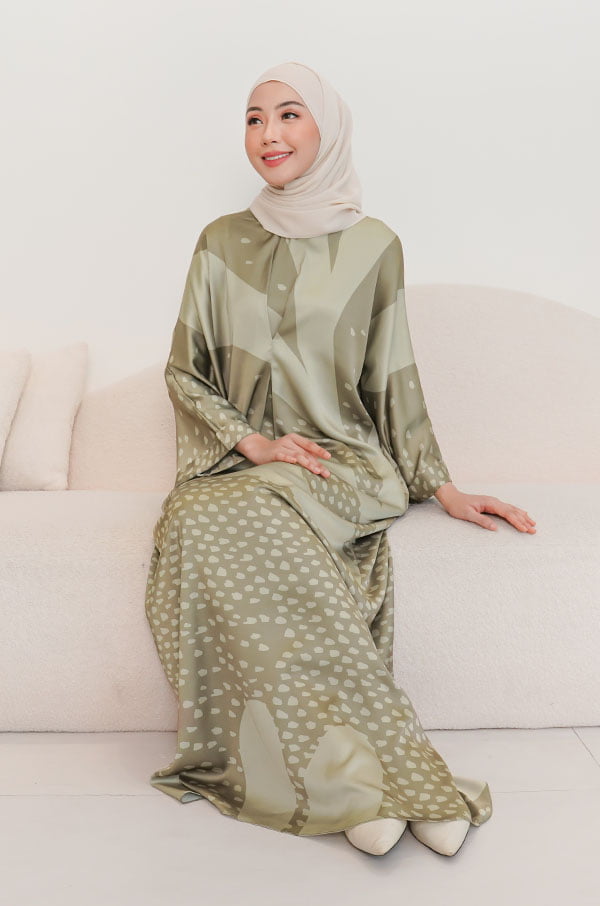 MELISSA CAFTAN SET (BRONZE OLIVE)
